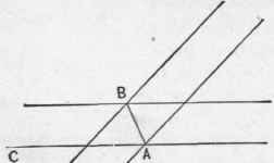 Fig. 109.   Method of Obtaining Miter Line for Fascia and Crown Molding.