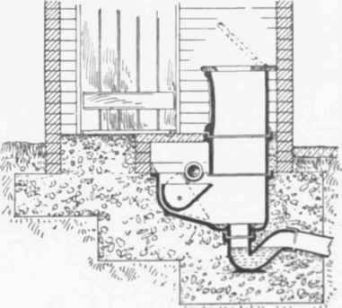 Fig. 703.   Section of Duckett's Slop water Closet.