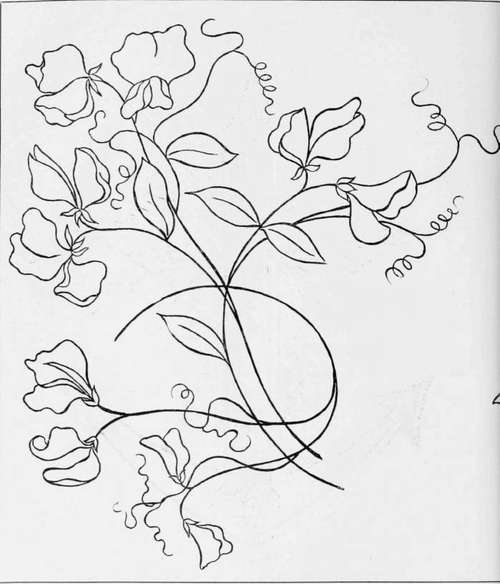 Sweet Pea Embroidery Designs