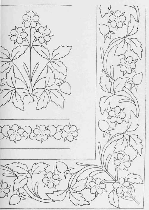 Embroidery Designs for Borders: (For suggestions ry Motive.