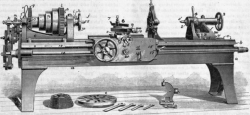 The Metal Working Lathe And Its Uses I Description 178