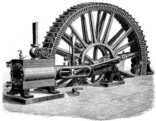 GERARD'S 250 H.P. DIRECT CONNECTION ALTERNATING CURRENT STEAM DYNAMO ELECTRIC MACHINE.