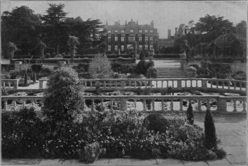 The North Front Of Easton Lodge, Showing The Beautiful Terrace And Far Famed Italian Garden