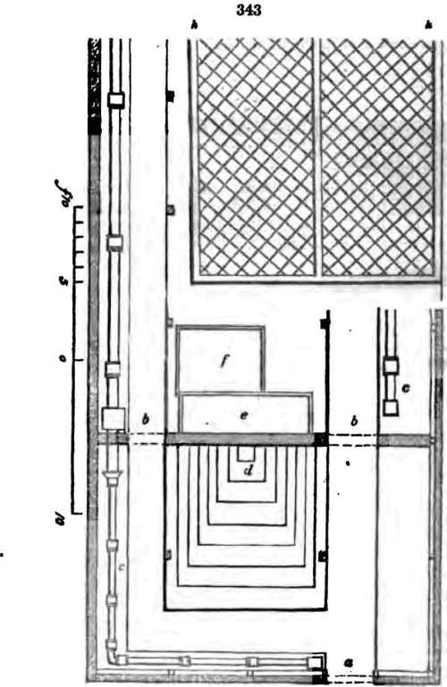 a ground plan of a portion of this house