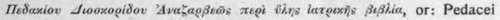 Dioscoridis Anazarbei Opera quae extant omnia