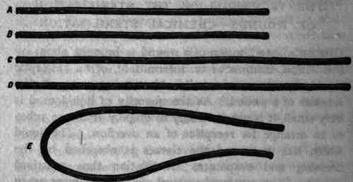 Fig. 35.   Conducting or instillation tubes, rubber, with multiple holes, closed at one end.