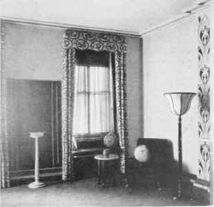 CORNER OF LIVING ROOM IN A NEW YORK APARTMENT.