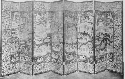 Eightfold Chinese Screen (Front View).