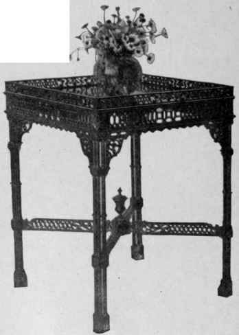 Chinese Fret work Table, 1760 1770.