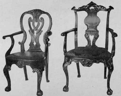 Chippendale Chairs.