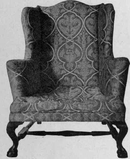 Claw and ball foot Easy chair, 1750.