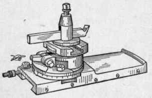Fig. 130. Quick Elevating Tool Post made by the Hendey Machine Company 