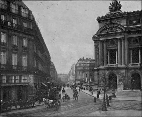 Rue Auber And The Grand Opera House.