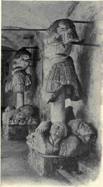 Ruined Statues Of The Dorias Cloister Of San Matteo jpg