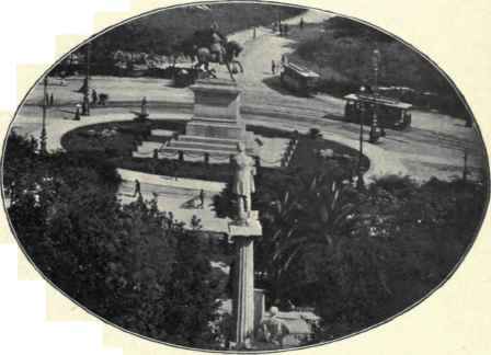 The Mazzini Monument And Statue Of Victor Emmanuel.