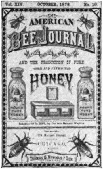The American Bee Journal in 1878.