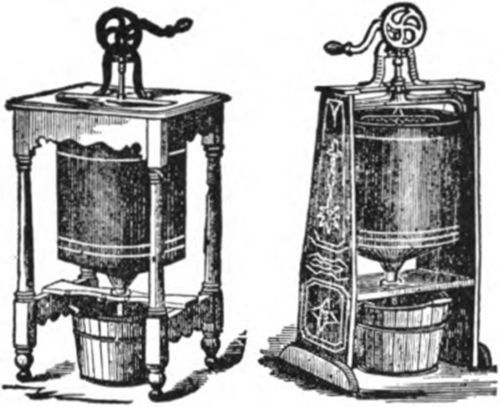 These models of the Gray machine, known as honey slinger, were typical of early extractors.
