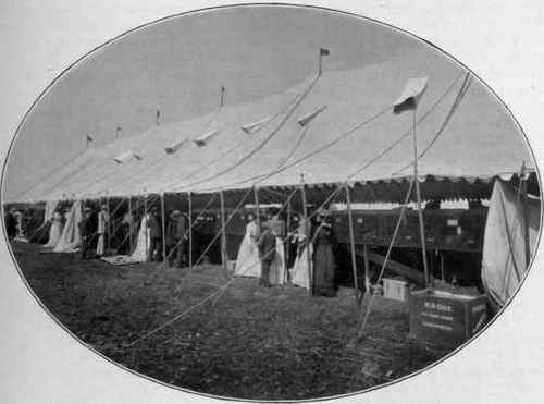 Richmond Cat Show: Arrangement Of Tents.