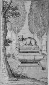 Tomb Of A Cat Which Belonged To Madame De Lesdiguieres