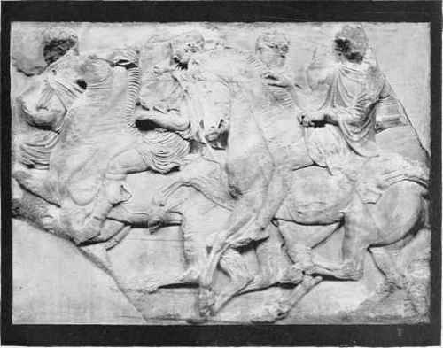 GREEK HORSES From the Parthenon Frieze.