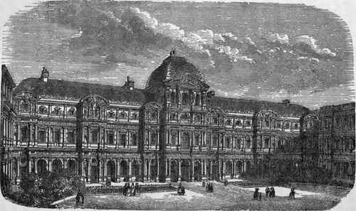 The Louvre   Facade Of The Clock Tower