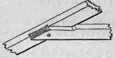 Fig. 193. Dovetail Tie and Brace Joint.