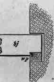Fig. 286. Joist notched on Wall Plate built in.