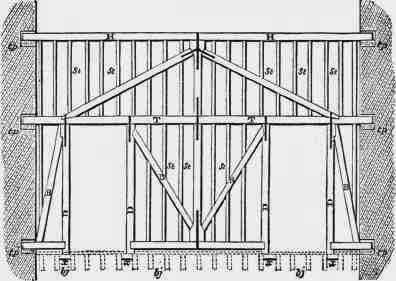 Fig. 312. Framed Partition with Doorways at sides.