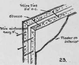A double monolithic wall built by the Van Guilder machine.