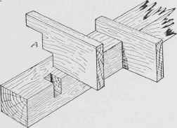 Fig. 137. Joists Framed into Sill