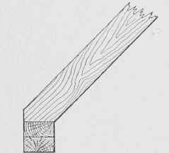 Fig. 197. Another Method of Cutting Rafters for Concealed Gutter
