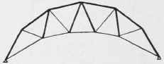 Fig. 2. Crescent Roof Trusses.