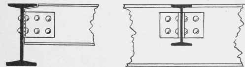 Fig. 222. Steel Beam Connection.