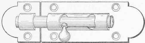 Fig. 50. Common Type of Bolt with Keeper Strap.