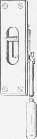 Fig. 51. Bolt with Sunken Thumb Piece.