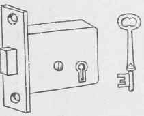 Fig. 86. Tumbler Lock.