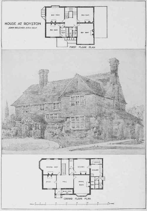HOUSE AT ROYSTON, ENGLAND.