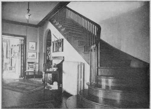 STAIR HALL OF HOUSE IN URBANA, ILL.