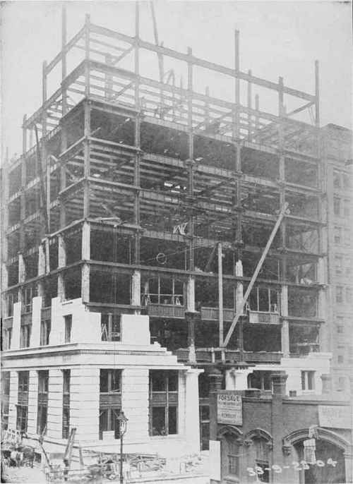 OFFICE BUILDING FOR THE CHICAGO & NORTHWESTERN RAILWAY COMPANY, CHICAGO, ILL., JACKSON BOULEVARD SIDE