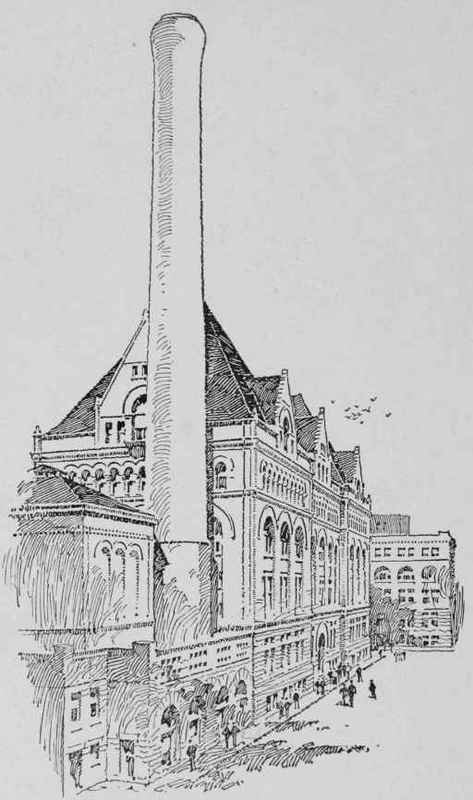 A Study in Pen and Ink Rendering . For a different treatment of the same building see page 74, Vol. VII.