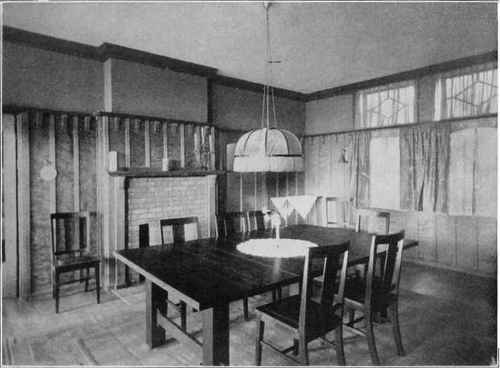 DINING ROOM IN HOUSE FOR MR. W. F. DUMMER AT CORONADO BEACH, CAL.