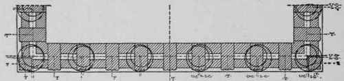 Fig. 37. Plan of Six Columned Greek Doric Porch.