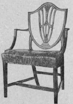 ARM CHAIR From Furniture of the Olden Times.