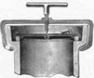 Fig 343   Doulton's Clip for Holding Stopper in End of Drain.