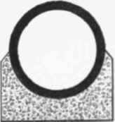 Fig. 404.  Concrete cradle for pipes.