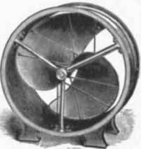 Fig. 578.   Howorth's Two bladed Air propeller or Fan.
