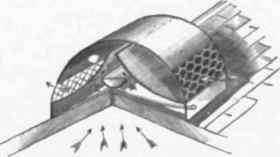 Fig 599  Baird. Thompson. & Co's Extract venticulor they must be placed in pairs, the wind blowing right through both ventilators Water spray ventilators have been used with considerable success. In