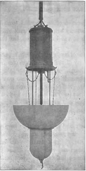 Fig 638   Arc lamp with Half globe Reflector.