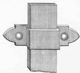 Fig. 712.   Sanderson's Copper tape Lighting conductor 1 in. + 1/2 in.