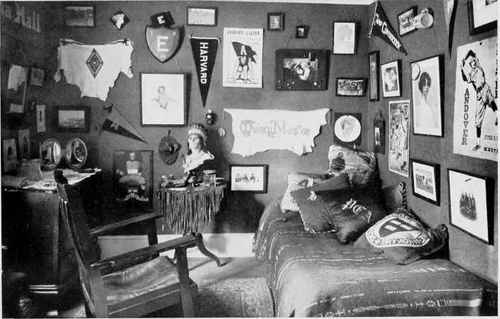 Charlie Hall's College Room.
